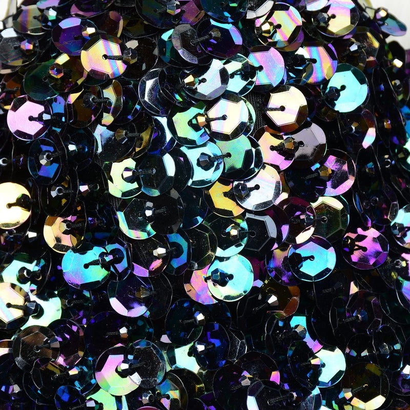 ELLACCI Sexy Sequin Bustier Crop Top Push up Club Party Corset Top Black Large - Image 5